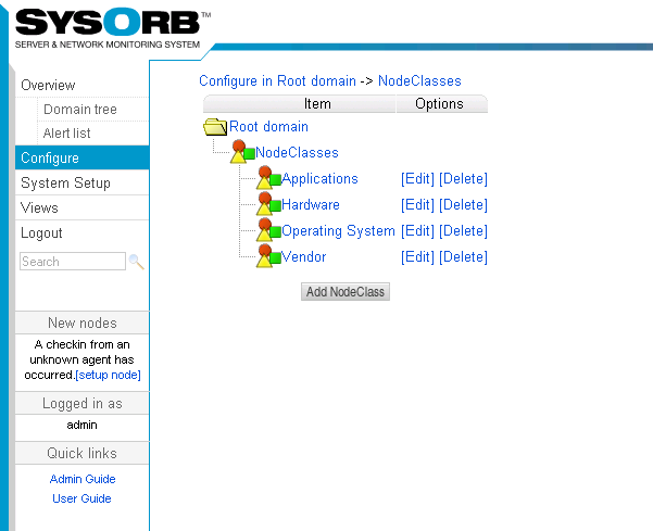 SysOrb nodeclasses